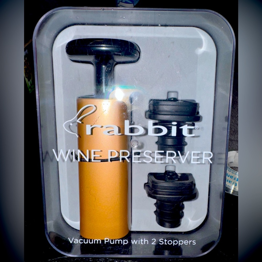 Rabbit Wine Preserver NIB